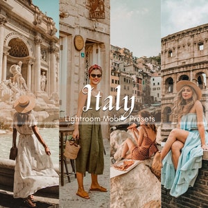 3 Lightroom Mobile Presets Blogger Presets Instagram Presets Warm Presets Italy Presets Bright Presets Earthy Presets image 1