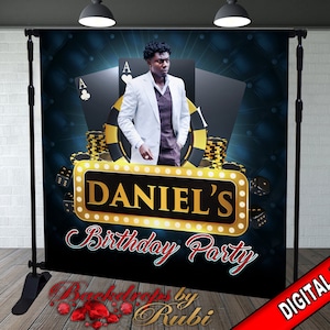 Geburtstags-Casino-Hintergrund, Kasino-Banner, Kasino-Party-Hintergrund, Kasino-Geburtstags-Party-Hintergrund, Glücksspiel-Hintergrund, Poker-Hintergrund