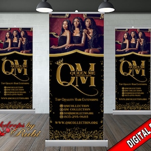 Retractable Logo Banner, Logo Step and Repeat Business Event Banner, Trade Show Banner, Pop Up Shop, Retractable Banner, Roll Up Banner,