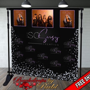 Logo Step and Repeat Business Event Backdrop, Custom Logo Backdrop, Business Logo Backdrop, Business Logo Step And Repeat, Custom Backdrops