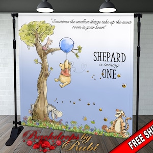 Winnie the Pooh Birthday,  Winnie the Pooh Nursery/Baby Shower, Winnie the Pooh Backdrop, Winnie the Pooh Vintage/ Winnie the Pooh Classic