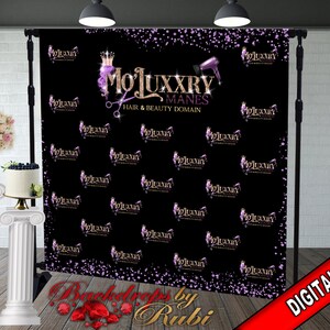 Logo Step and Repeat Business Event Backdrop, Custom Logo Backdrop, Business Logo Backdrop, Business Logo Step And Repeat, Custom Backdrops
