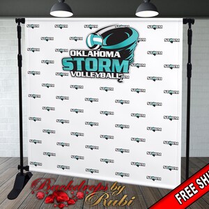 Logo Step and Repeat Business Event Backdrop, Custom Logo Backdrop, Business Logo Backdrop, Business Logo Step And Repeat, Custom Backdrops