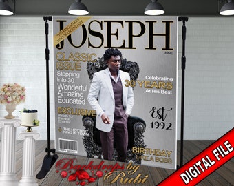 Tło okładki magazynu, Okładka magazynu Urodziny, Baner okładki magazynu, Okładka magazynu Krok i powtórz, Tło męskie magazynu, Magazyn