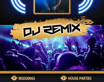 Retractable Logo Banner, DJ Retractable Logo Banner, DJ Trade Show - Main Image