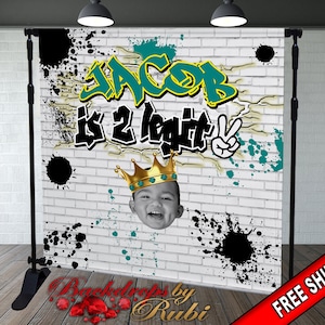 Graffiti Backdrop, Graffiti Banner, Back to the 90&#39;s Backdrop, Graffiti Theme Backdrop, Hip Hop Banner, Back to the 80&#39;s Backdrop, 80&#39;s 90&#39;s