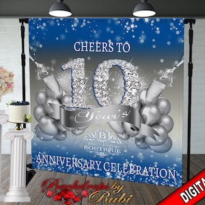 Logo Step and Repeat Business Event Backdrop, Custom Logo Backdrop, Business Logo Backdrop, Business Step And Repeat, anniversary backdrop