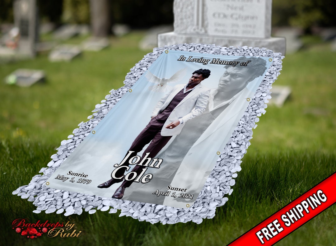 Grave Blanket, Grave Cover, Memorial Grave Blanket, Custom Grave