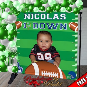 Football Birthday Backdrop, Football Backdrop, Baby Shower Football Backdrop, Touchdown Football backdrop, Football Field Backdrop