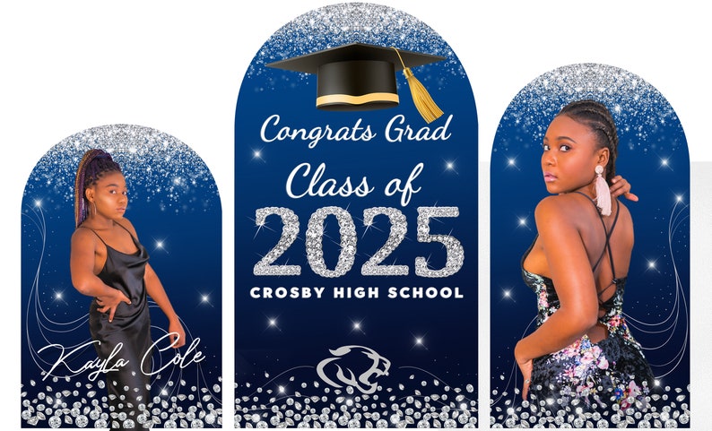 Graduation Arched, Graduation Chiara Banner, Graduation Backdrop ...