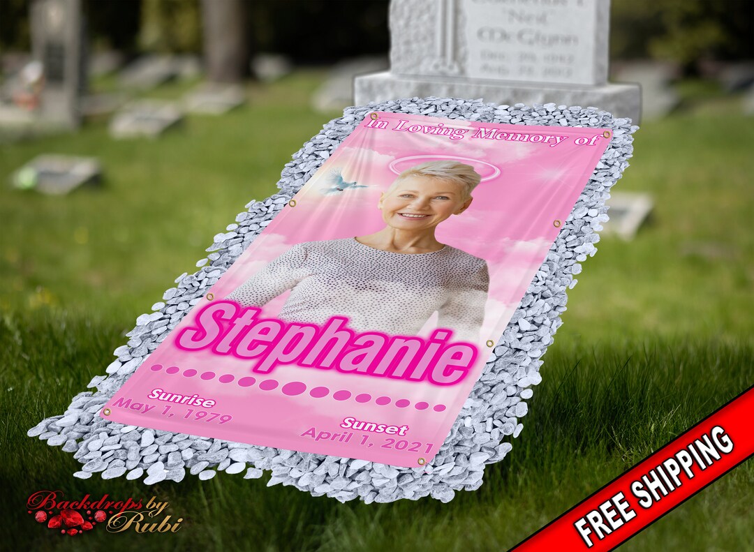 Grave Blanket, Grave Cover, Memorial Grave Blanket, Custom Grave