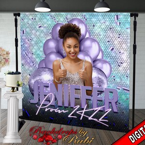 Birthday Backdrop, Custom Photo Birthday Backdrop, 21st Birthday Backdrop, Prom Backdrop, Birthday Banner, Photo Birthday Backdrop, grad