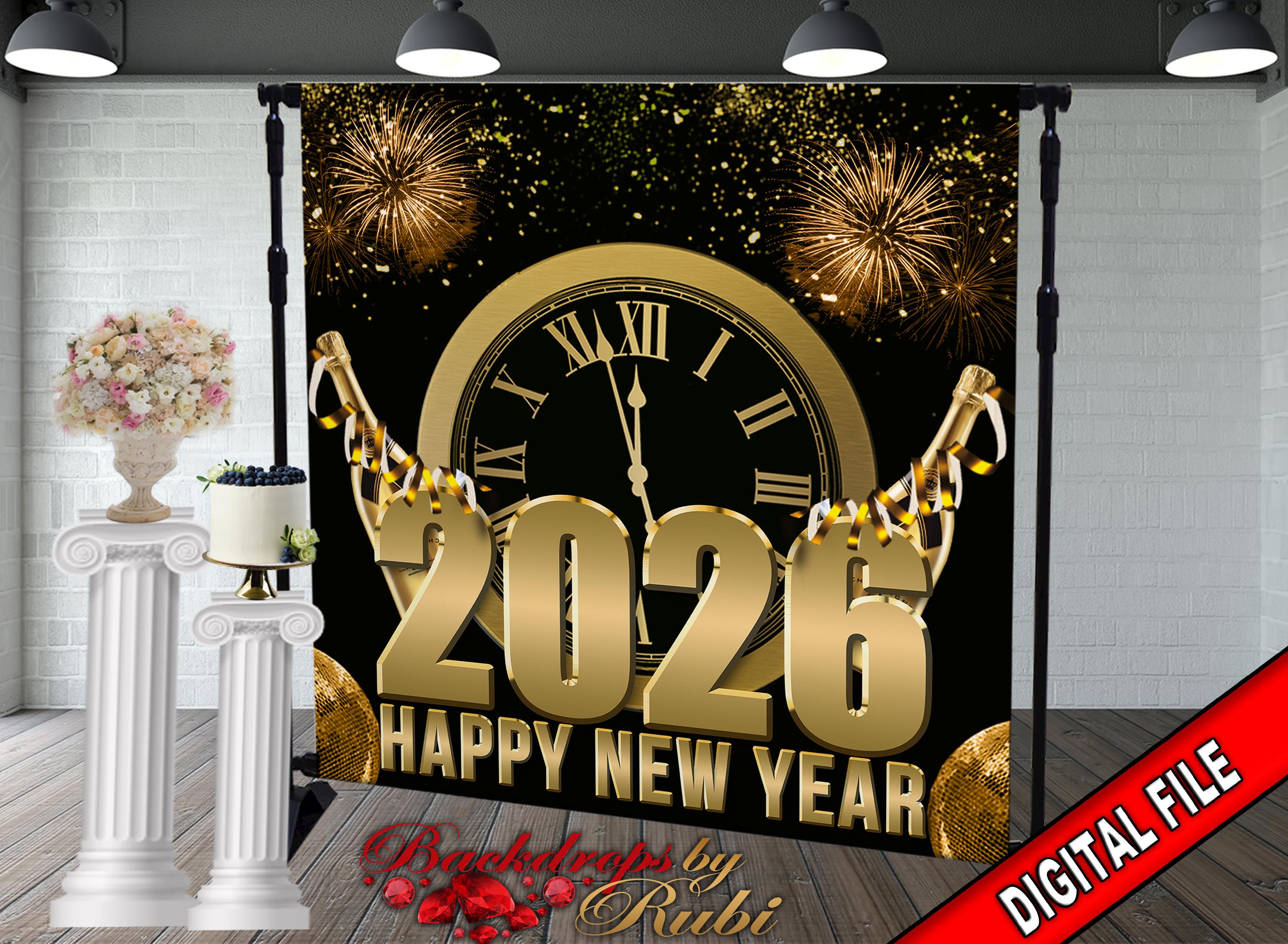 Decorazioni Photo Booth Capodanno 2024 – 36 Pezzi Oro E Nero Con Bastoncini E Nastro, Maschere, Occhiali E Cappelli