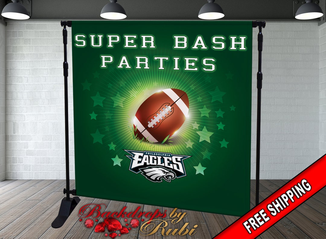 Super Bowl Party Backdrop, Super Bowl Banner, Super Bowl 2024, Super