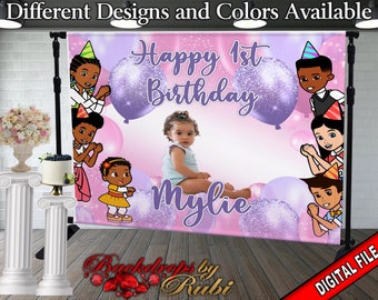 Gracie&#39;s Corner Custom Backdrop, Gracies Corner Banner, Gracies Corner Birthday Decorations, Gracie&#39;s Corner Pink Purple, Gracie&#39;s Corner