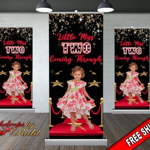 Retractable Birthday Banner, Custom Birthday Banner, Picture Banner, Pop Up Birthday Banner, Retractable Picture Banner, Roll Up Banner,