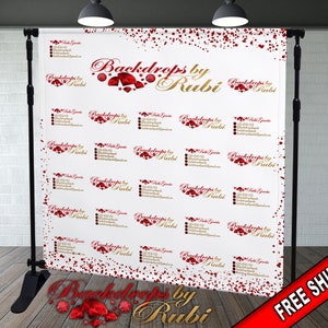 Logo Step and Repeat Business Event Backdrop, Custom Logo Backdrop, Business Logo Backdrop, Business Logo Step And Repeat, Custom Backdrops