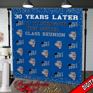Class Reunion Backdrop, Class of Backdrop, Class Reunion Step and Repeat, Class Reunion Banner, Class Reunion Logo Backdrop, Class Reunion