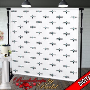 Logo Step and Repeat Business Event Backdrop, Custom Logo Backdrop, Business Logo Backdrop, Business Logo Step And Repeat, Custom Backdrops