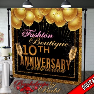 Logo Step and Repeat Business Event Backdrop, Custom Logo Backdrop, Business Logo Backdrop, Business Step And Repeat, anniversary backdrop