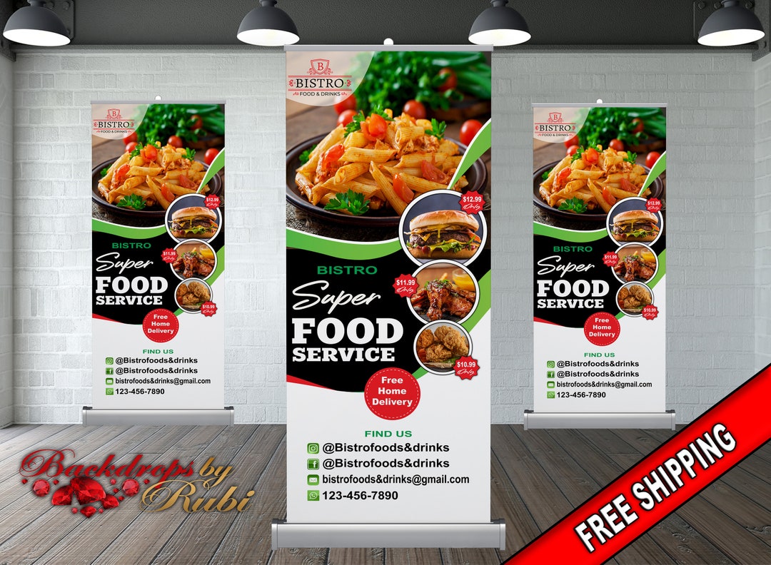 Retractable Logo Banner, Logo Step and Repeat Business Event Banner ...