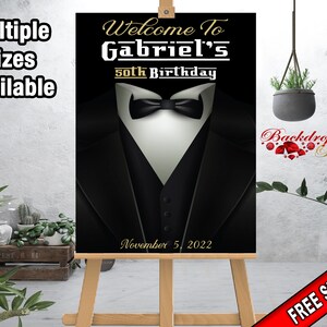 Classic Man Canvas Sign, Classic Man Welcome Sign, 30th Birthday, 40th, 50th, 60th Welcome Sign , Classic Man Birthday Canvas Sign