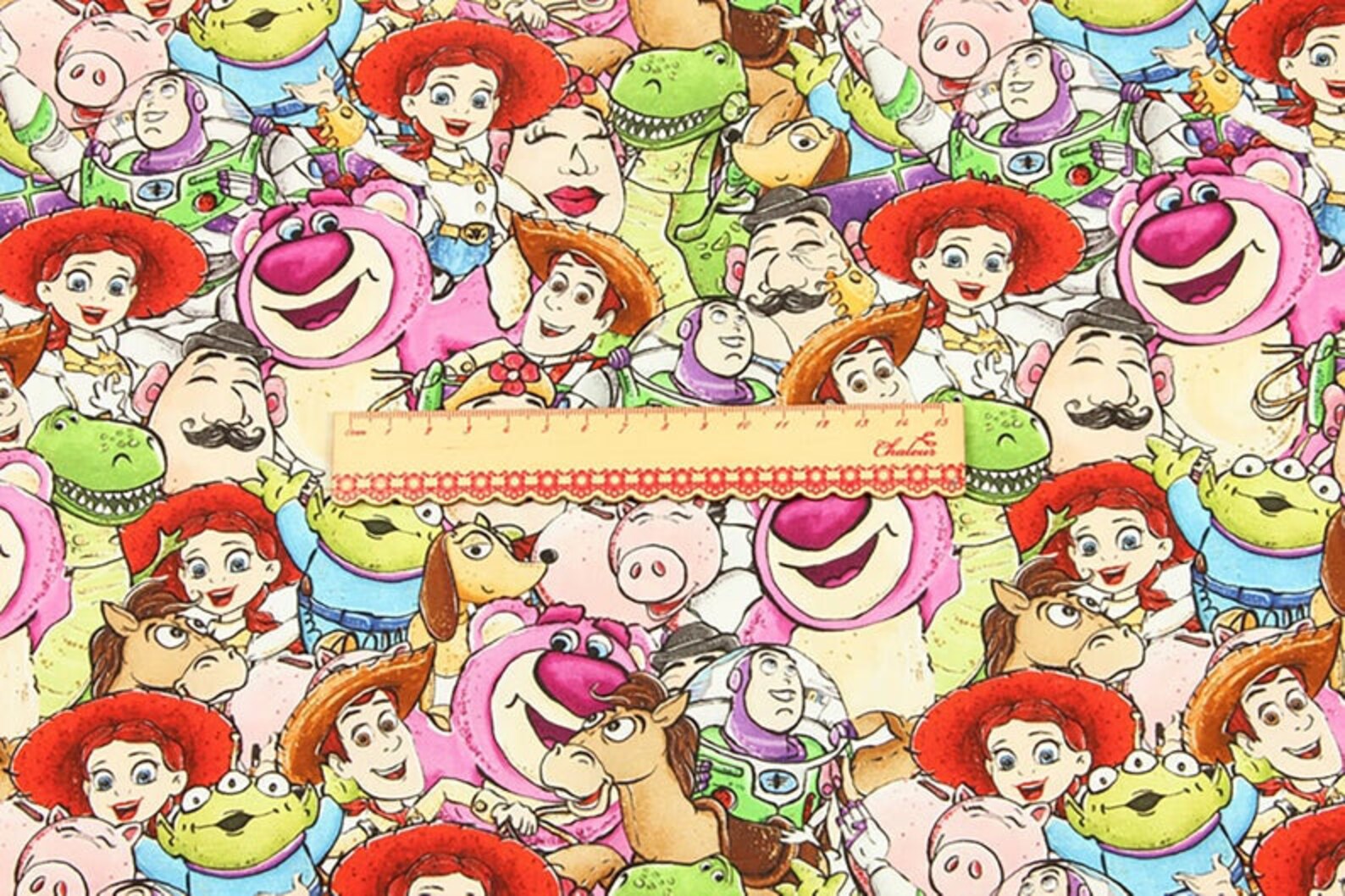 Lotso Toy Story Fabric Cartoon Character Fabric 100 Cotton Etsy