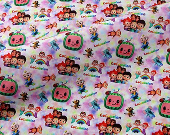 Cocomelon Fabric by the Yard | Etsy
