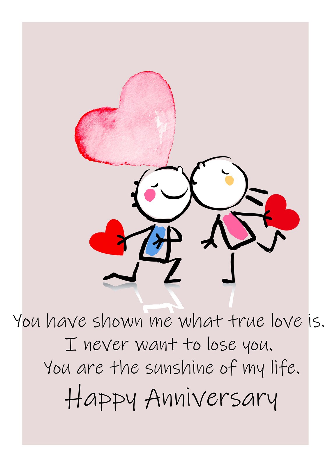 Printable Anniversary Card Digital Happy Anniversary Card wish My Love Card downloadable Printable Anniversary Card Digital Happy Anniversary Card wish My Love Card downloadable