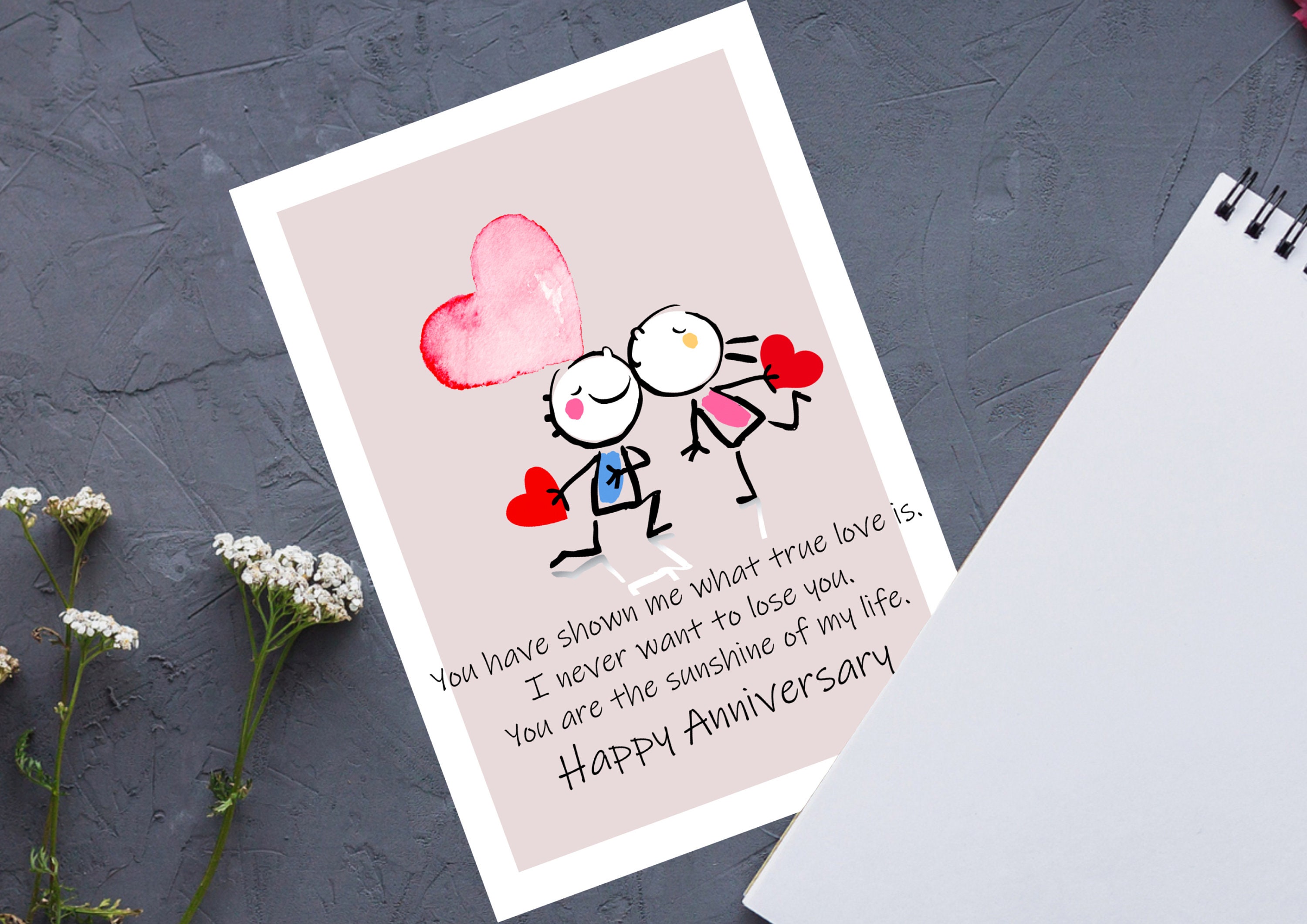 Free Printable Customizable Anniversary Cards