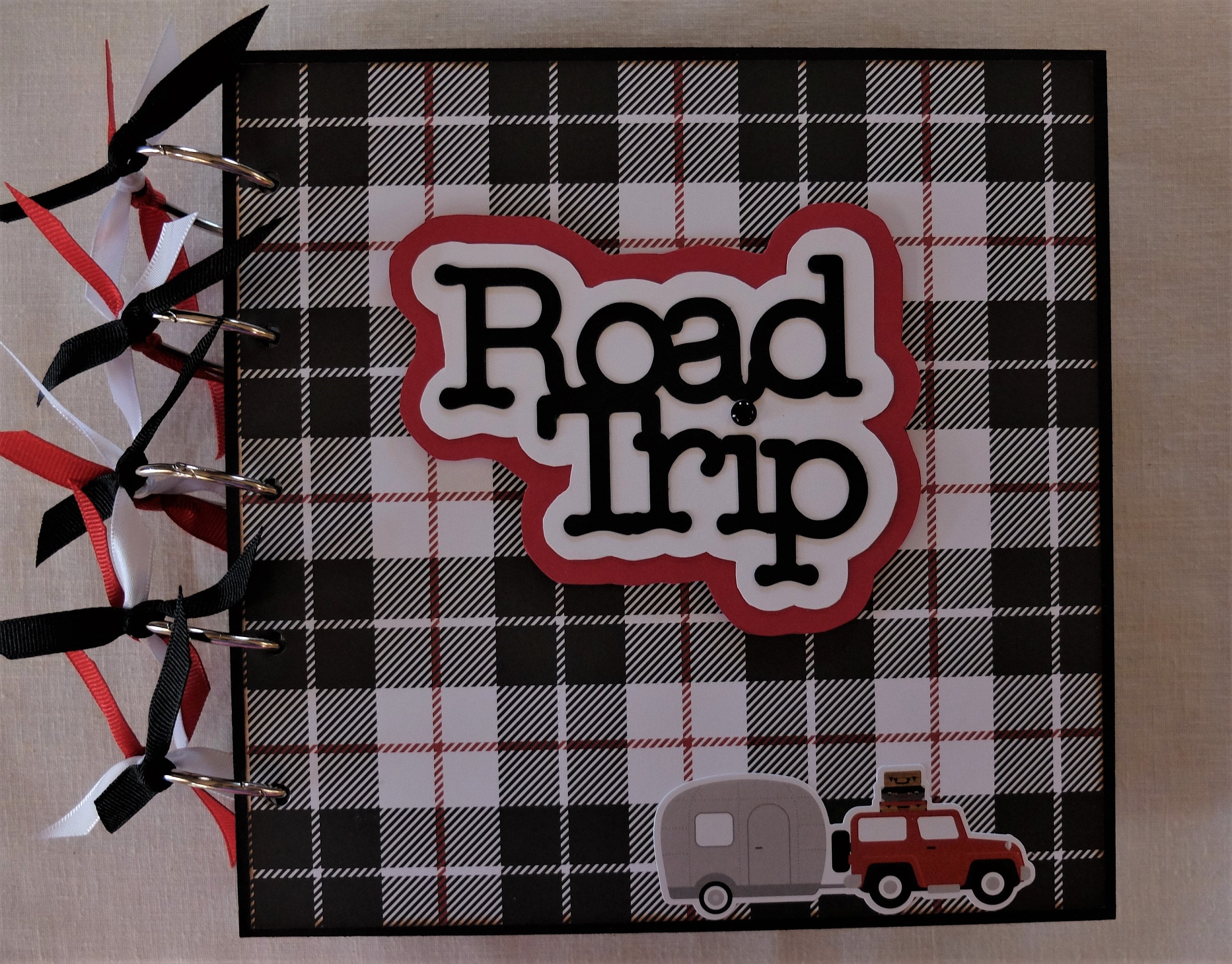 Camping Mini Album, Camping Scrapbook, Chipboard Album, Premade Album, 4x4,  Photo Album, Vacation 