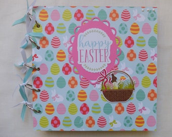 Mini Album, Handmade, Pre-made Scrapbook, Photo Album, Easter