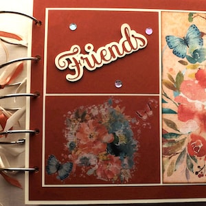 Mini Album, Friends, Keepsake Album, Pre-made Scrapbook, Scrapbook, Photo Album, Memory Album, Vacation, Family