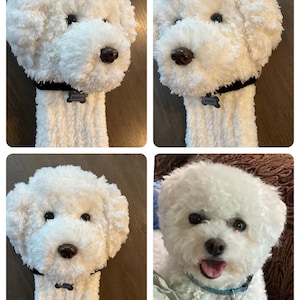 Custom Dog Golf Club Cover, Dog Golf Head Cover, Golf Gift for Dad, Golfer Gift, Gift for Mom, Birthday Gift