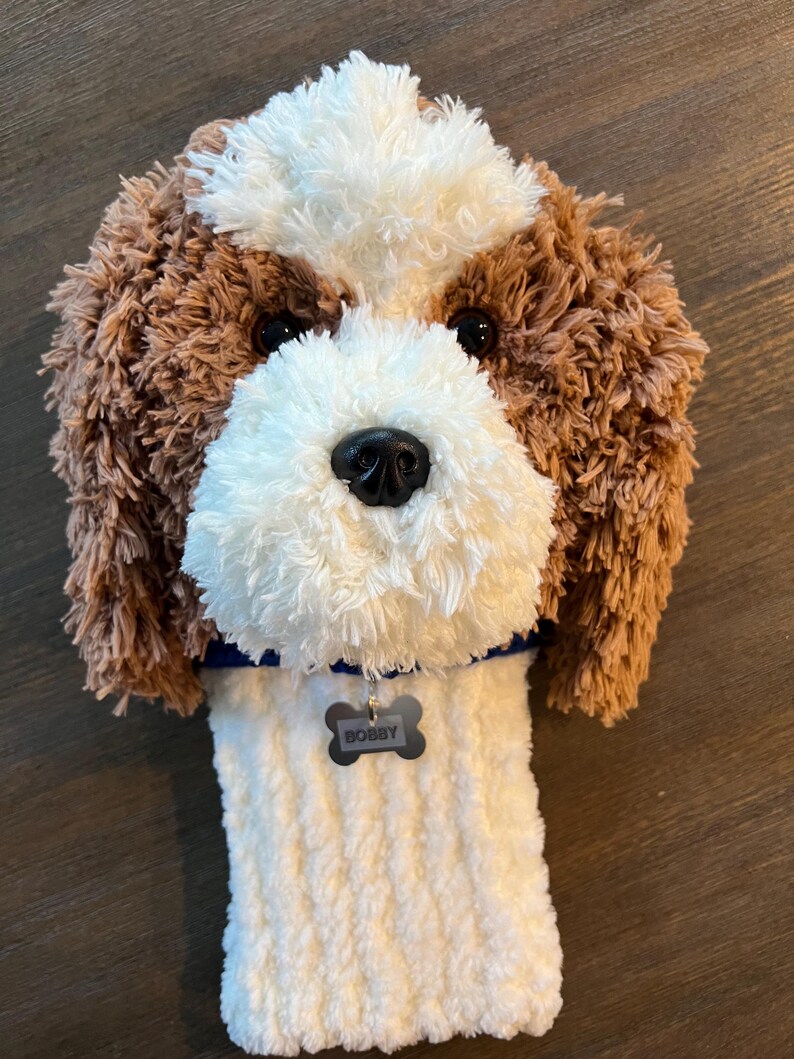 Personalized Dog Golf Cover, Dog Golf Club Cover, Custom Dog Golf Head ...