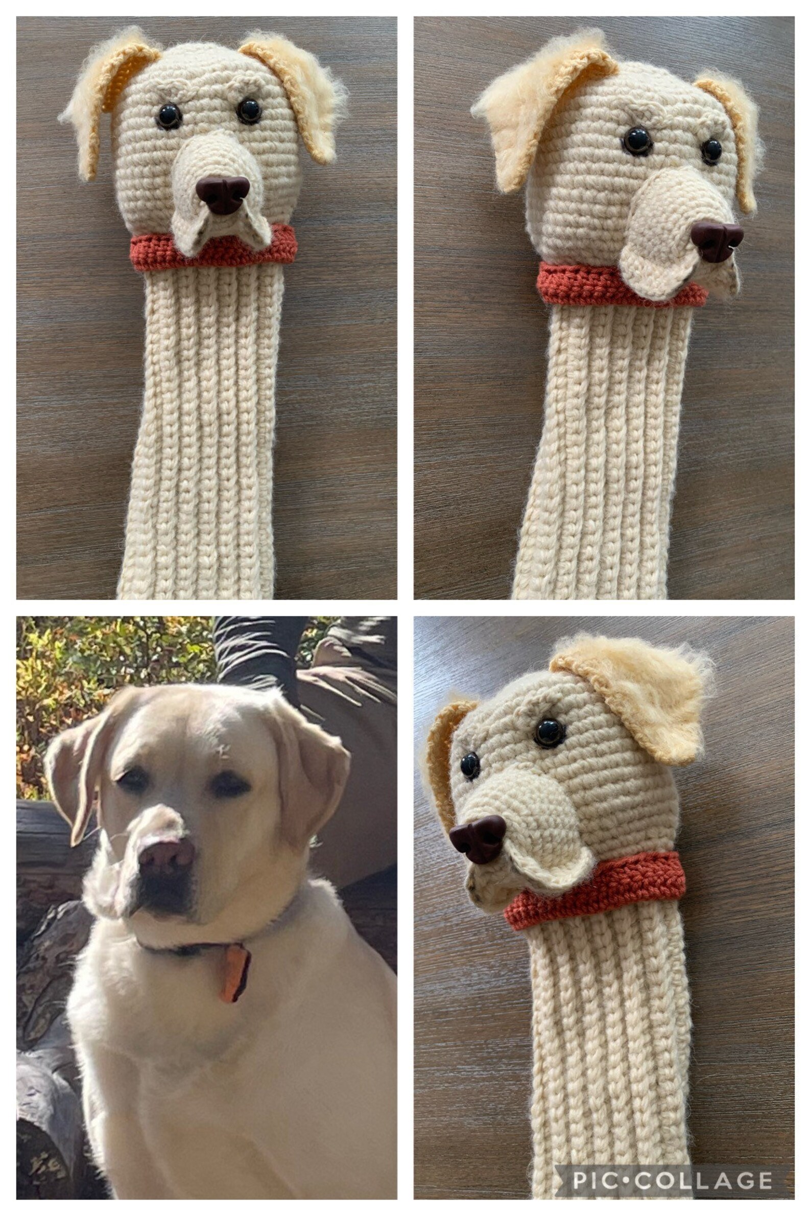 Golf Club Head Cover Handmade Labrador Dog Golf Club Head Etsy