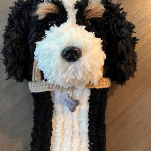 Custom Dog Golf Club Cover: Personalized Pet Headcover, Golfer Gift, handmade gift