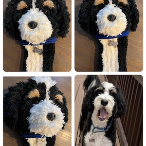 Custom Dog Golf Club headcover, Personalized Dog Golf headcover , Golf gift for Dad, Golfer Goft, pet headcover