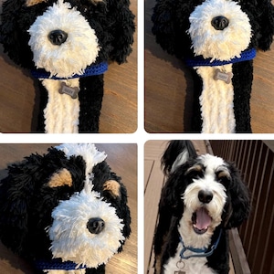 Custom Dog Golf Club Cover, Dog Golf Head Cover, Golf Gift for Dad, Golfer Gift, Gift for Mom, Birthday Gift