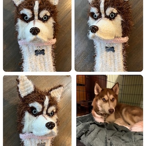 Custom Dog Golf Club Cover, Dog Golf Head Cover, Golf Gift for Dad, Golfer Gift, Gift for Mom, Birthday Gift