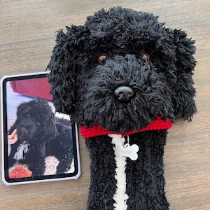 Custom Dog Golf Club Cover, Dog Golf Head Cover, Golf Gift for Dad, Golfer Gift, Gift for Mom, Birthday Gift