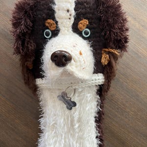 Custom Dog Golf Club Cover, Dog Golf Head Cover, Golf Gift for Dad, Golfer Gift, Gift for Mom, Birthday Gift