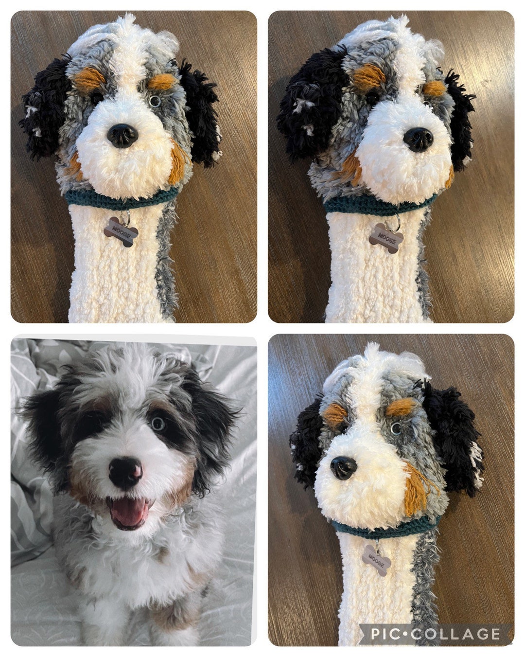 Personalized Custom Dog Golf Head Cover, Fathers Day Gift ,mothers Day Gift, Driver Golf Club
