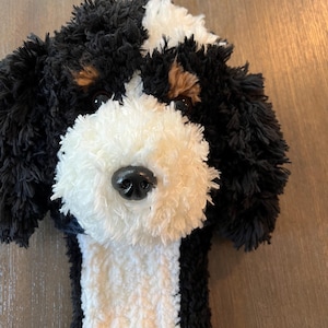 Custom Dog Golf Club Cover, Dog Golf Head Cover, Golf Gift for Dad, Golfer Gift, Gift for Mom, Birthday Gift