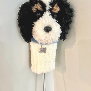 Custom Dog Golf Club Cover: Personalized Pet Head Cover, Golfer Gift, unique gift