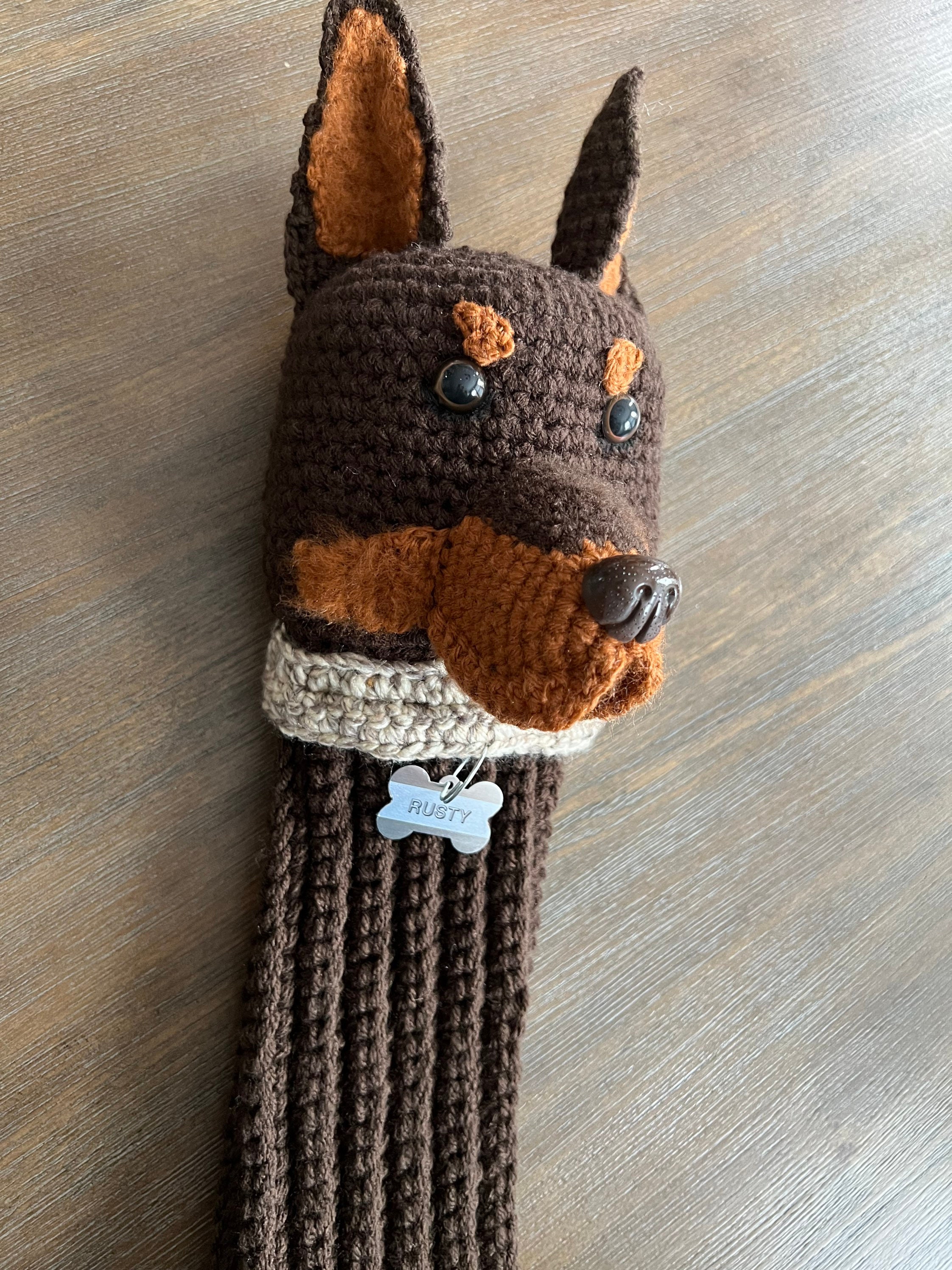 Golf Club Head Cover Handmade Doberman Dog Golf Club Head Etsy