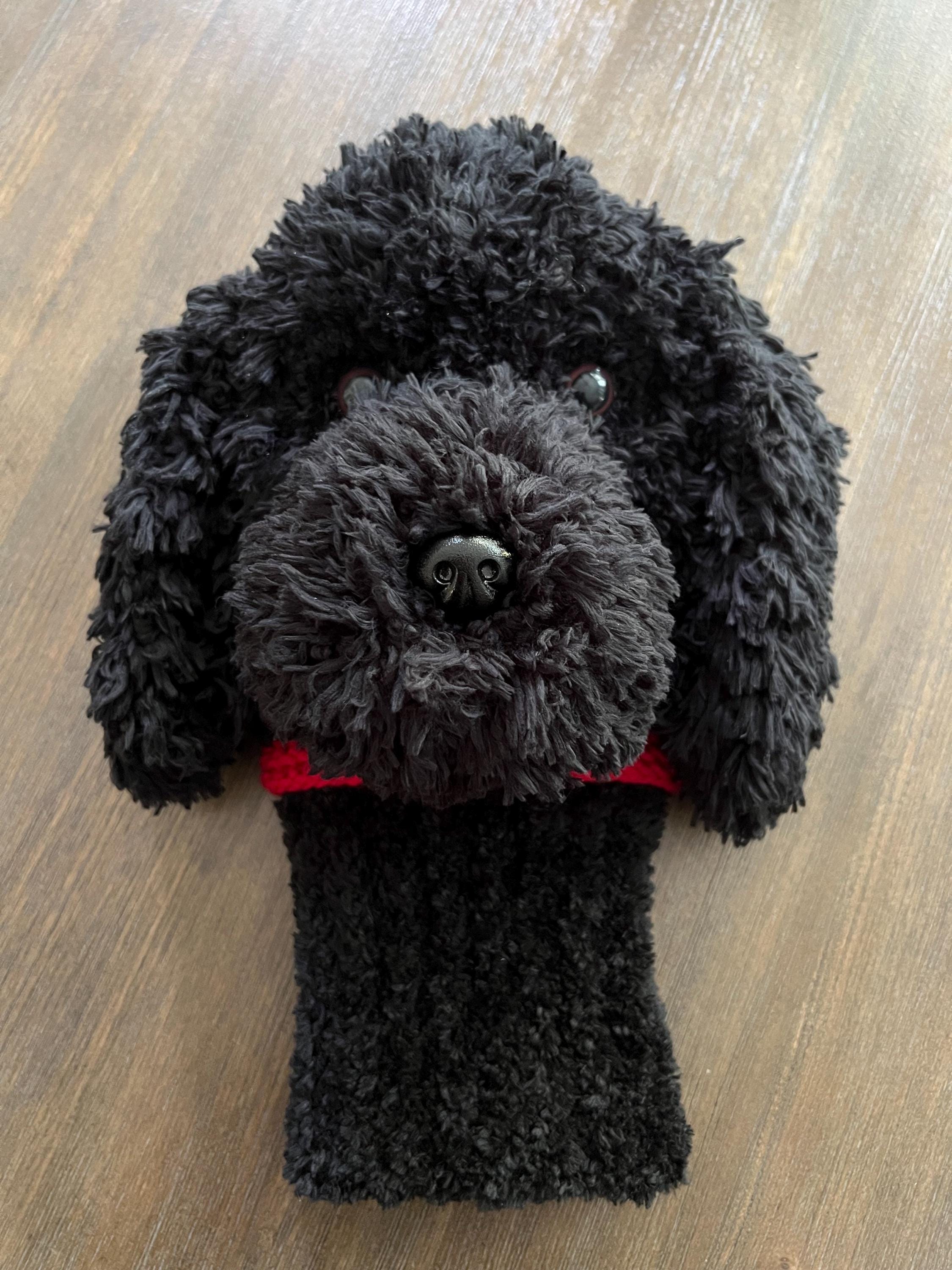 READY TO SHIP, Black Golden Doodle ,ready-made Labradoodle Driver 