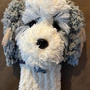 Custom Dog Golf Club Cover, Dog Golf Head Cover, Golf Gift for Dad, Golfer Gift, Gift for Mom, Birthday Gift