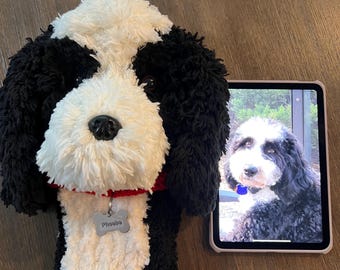 Custom Crocheted Dog Golf Club Cover, Handmade Pet Photo Headcover