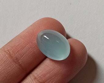 AAA natuurlijke aquamarijn ovale cabochon: 23 mm x 11 mm - 14 mm x 10 mm